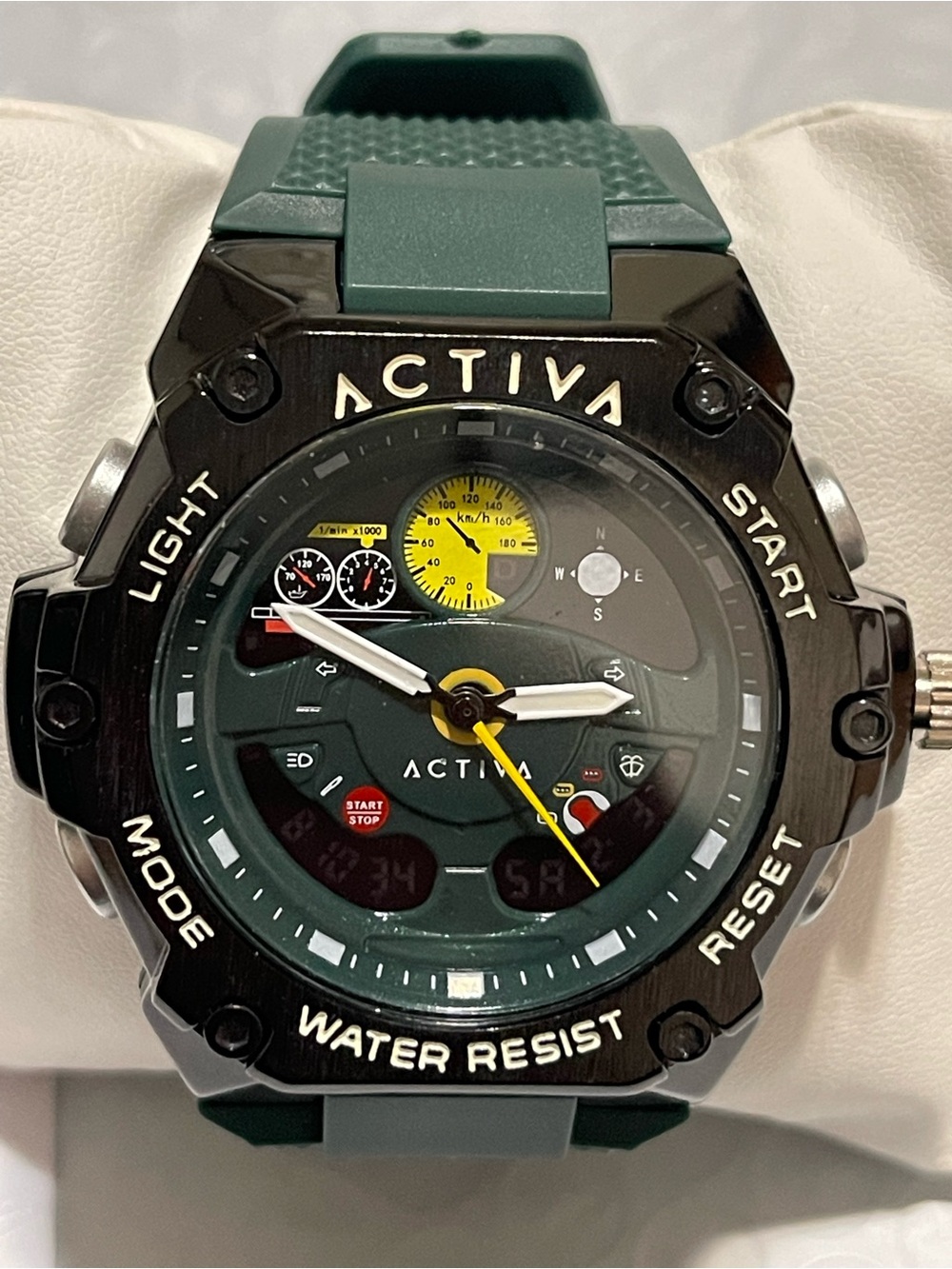 Activa X Invicta Analog Digital Men's Watch - 55mm. Green - Picture 4 of 12